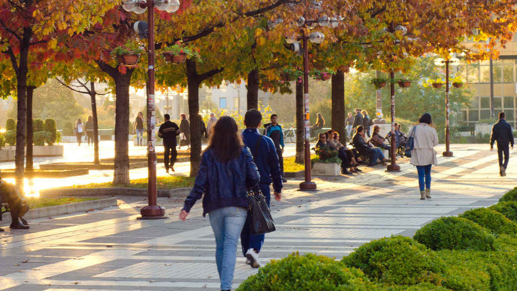 Photo of downtown Blagoevgrad
